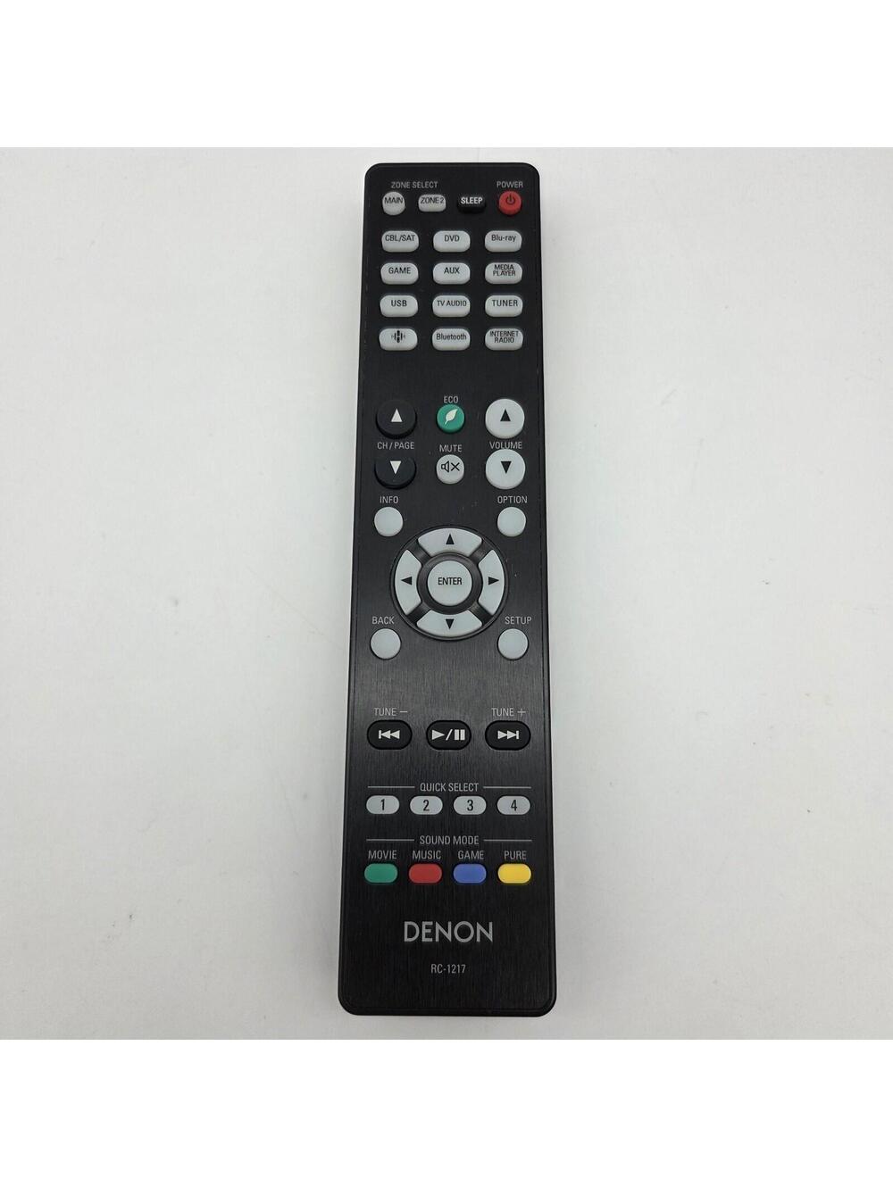 Genuine Denon RC-1217 Home Audio Receiver Remote Control AVR-S730H AVR-X1400H